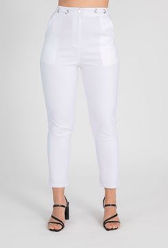 Picture of PLUS SIZE HIGHLY STRETCH ELASTIC WAIST TROUSERS